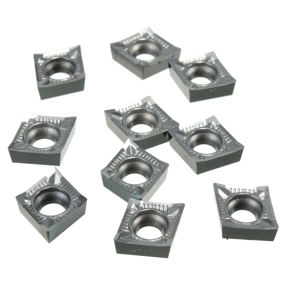 10pcs CCGT09T304-AK H01 /CCGT32.51-AK H01 Aluminum Inserts Blade CNC Tools