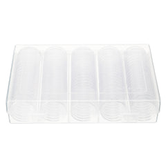 100Pcs/Lot 20/25/27/30mm Clear Plastic Coin Holder Universal Commemorative Coin Shell Collector
