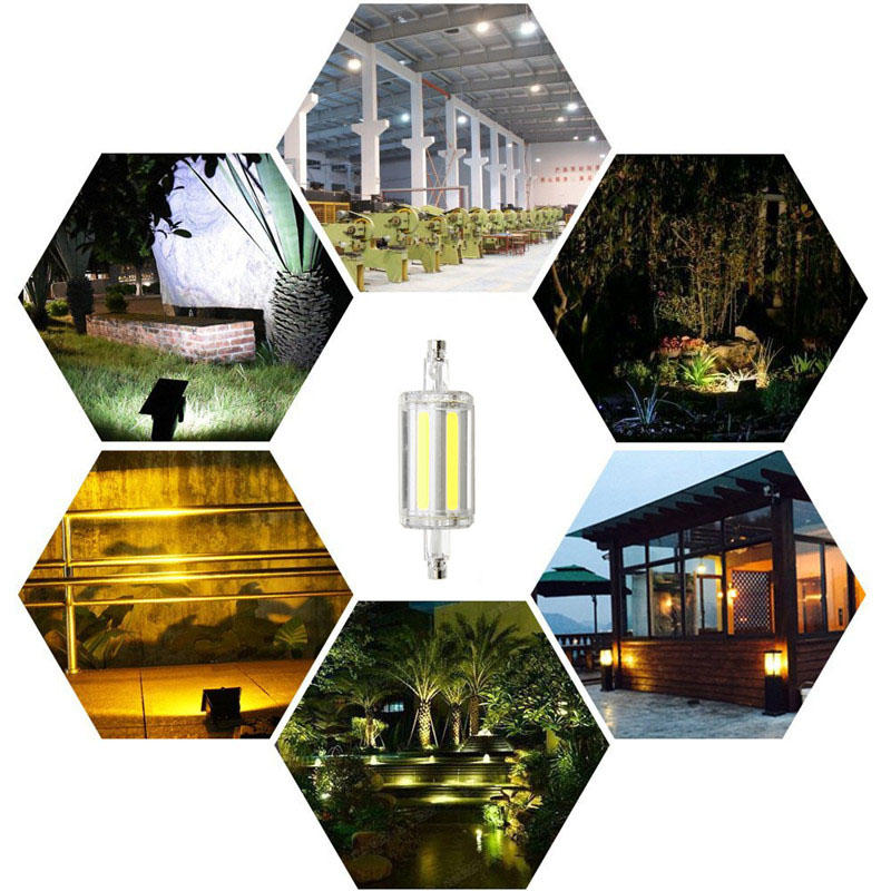 8W COB Yes/No Dimmable Pure White Warm White LED Corn Light Bulb AC85-265V
