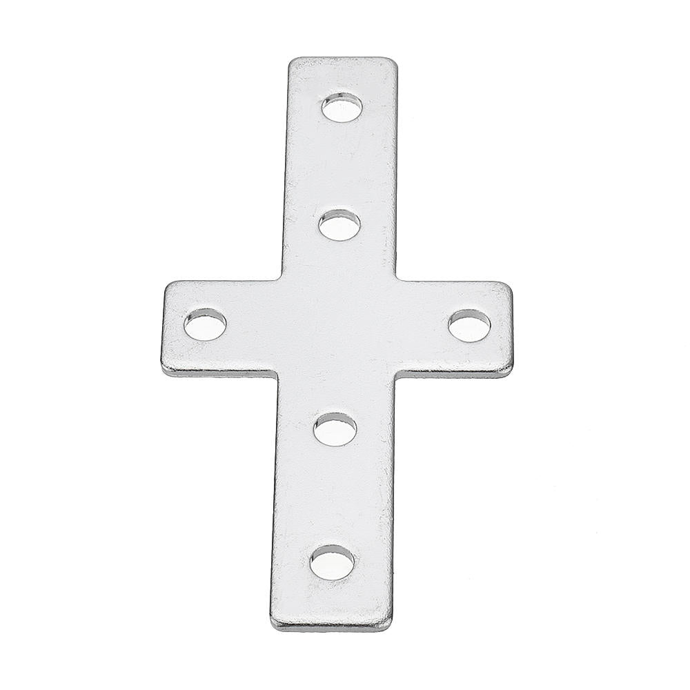 2020/3030/4040 Industrial Aluminum Extrusions Cross Connector Carbon Steel Nickel Plating