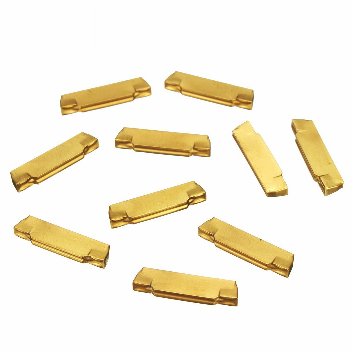 10pcs 2mm Carbide Inserts for MGEHR/MGIVR Grooving Cut Off Tool Turning Tool
