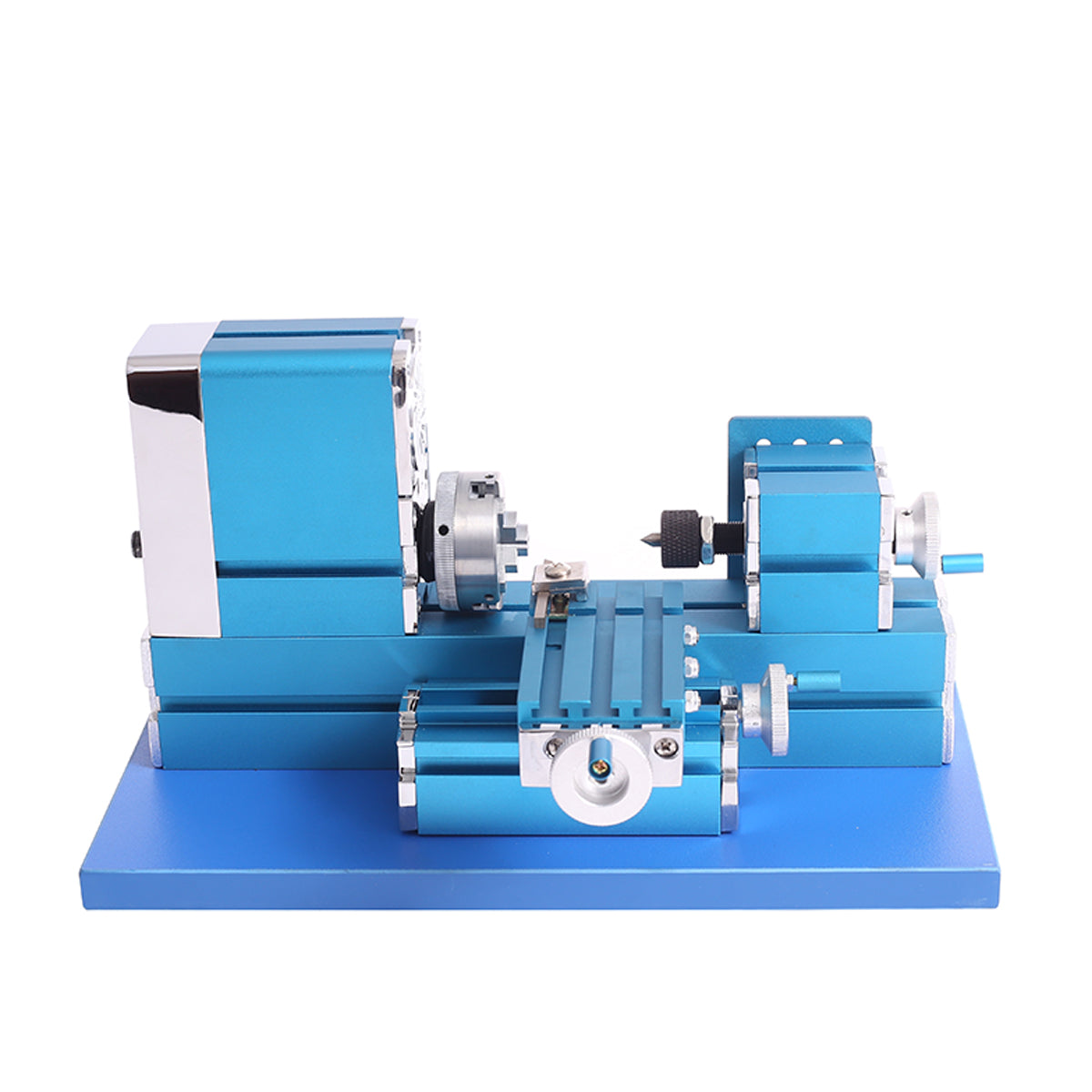 60W 20000rpm Universal Mini Wood Lathe Machine Wood Turning Lathe Motorized Metalworking DIY CNC Tool