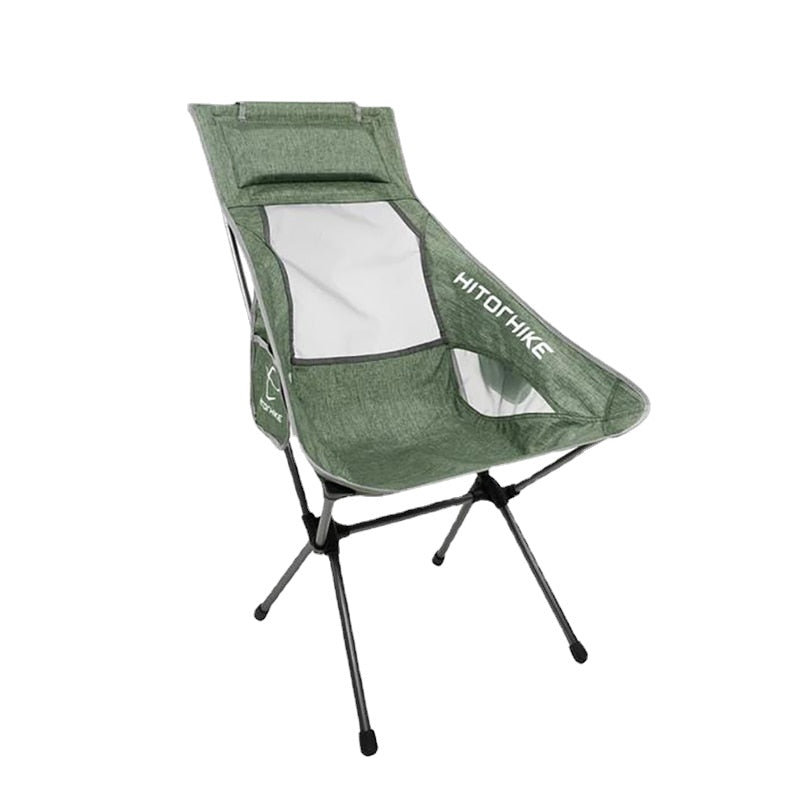 Portable Moon Chair Lightweight Fishing Camping Barbecue Chair Foldable Extended Hiking Seat Garden Ultra Light Office Household