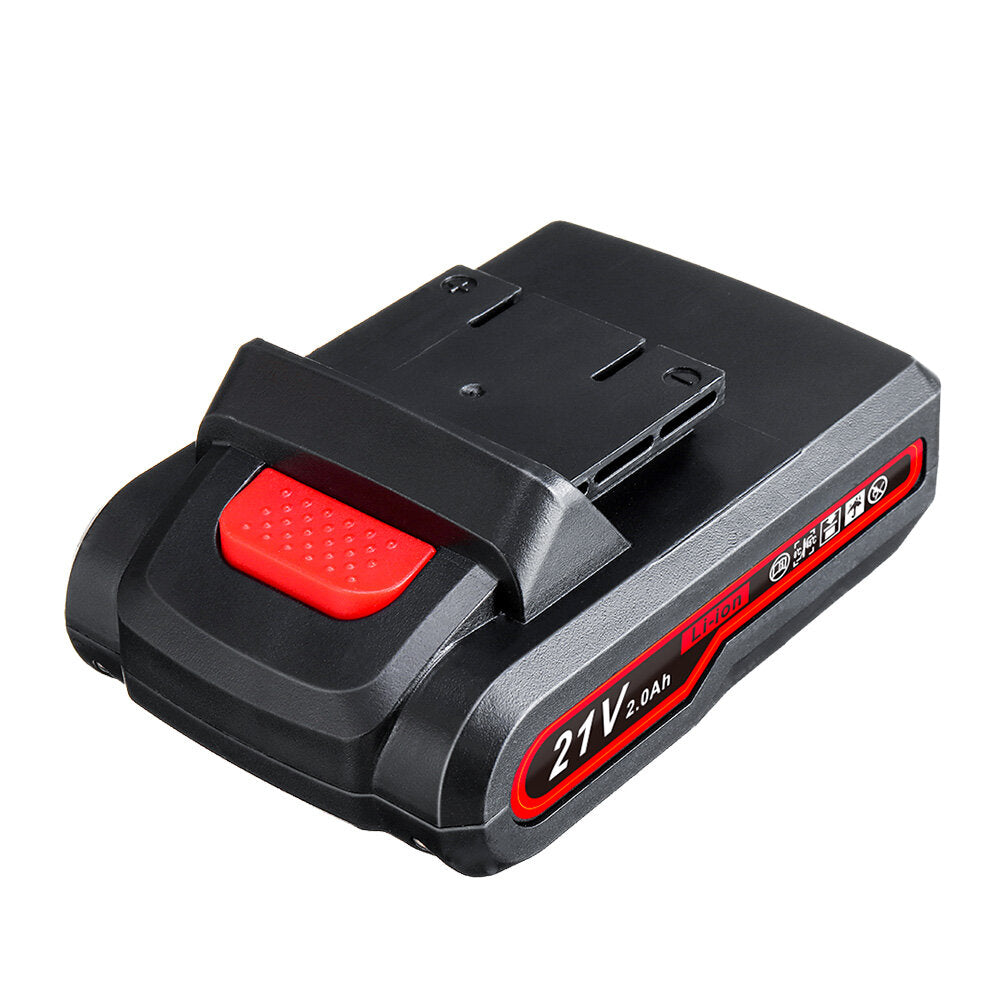 21V 3 In 1 Cordless Drill Power Drill Driver Hammer Combo Kit Double Speed with LED lighting 2Pcs 2.0Ah Battery