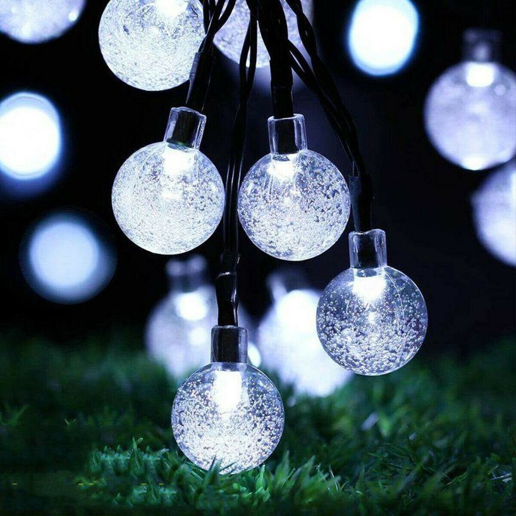 164FT 50M 500LED Solar String Light 8 Modes Waterproof Bulb Hanging Fairy Patio Yard Lamp for Garden Home Decor