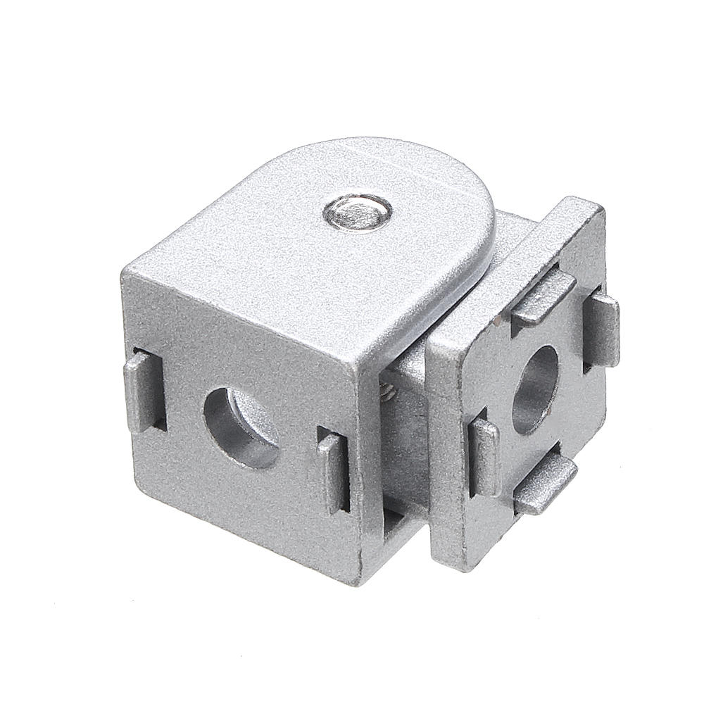 Movable Hinge Industrial Aluminum Extrusions Fittings Arbitrary Angle Connector for 2020 Aluminum Profiles pack4