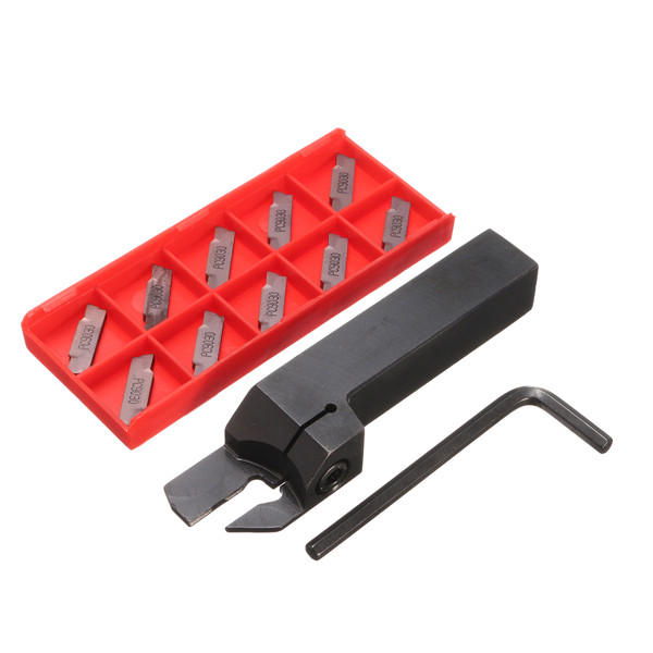 Cut Off Grooving Tool Holder with 10pcs MGMN300 Inserts