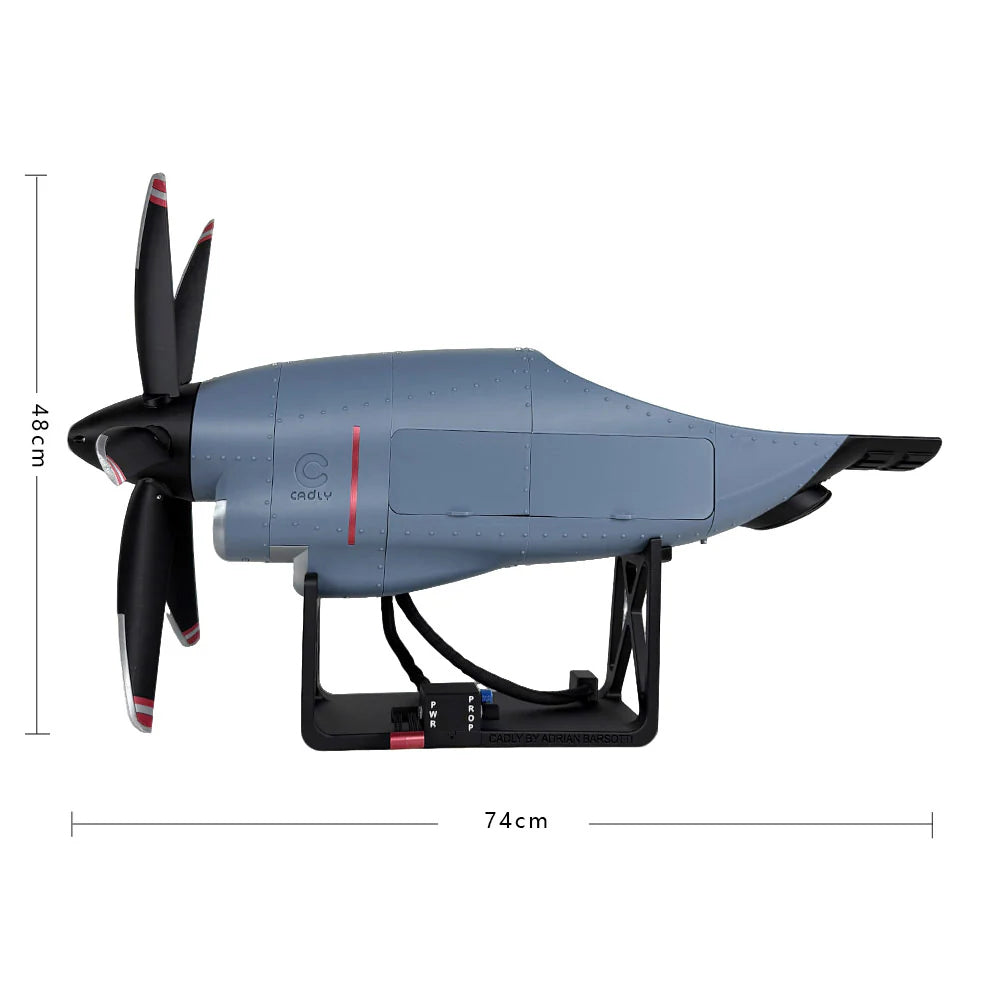 Turboprop Engine Model from C-130 Hercules Transport Aircraft DIY KIT Creative Desktop Ornaments Decoration Science Discovery Toys