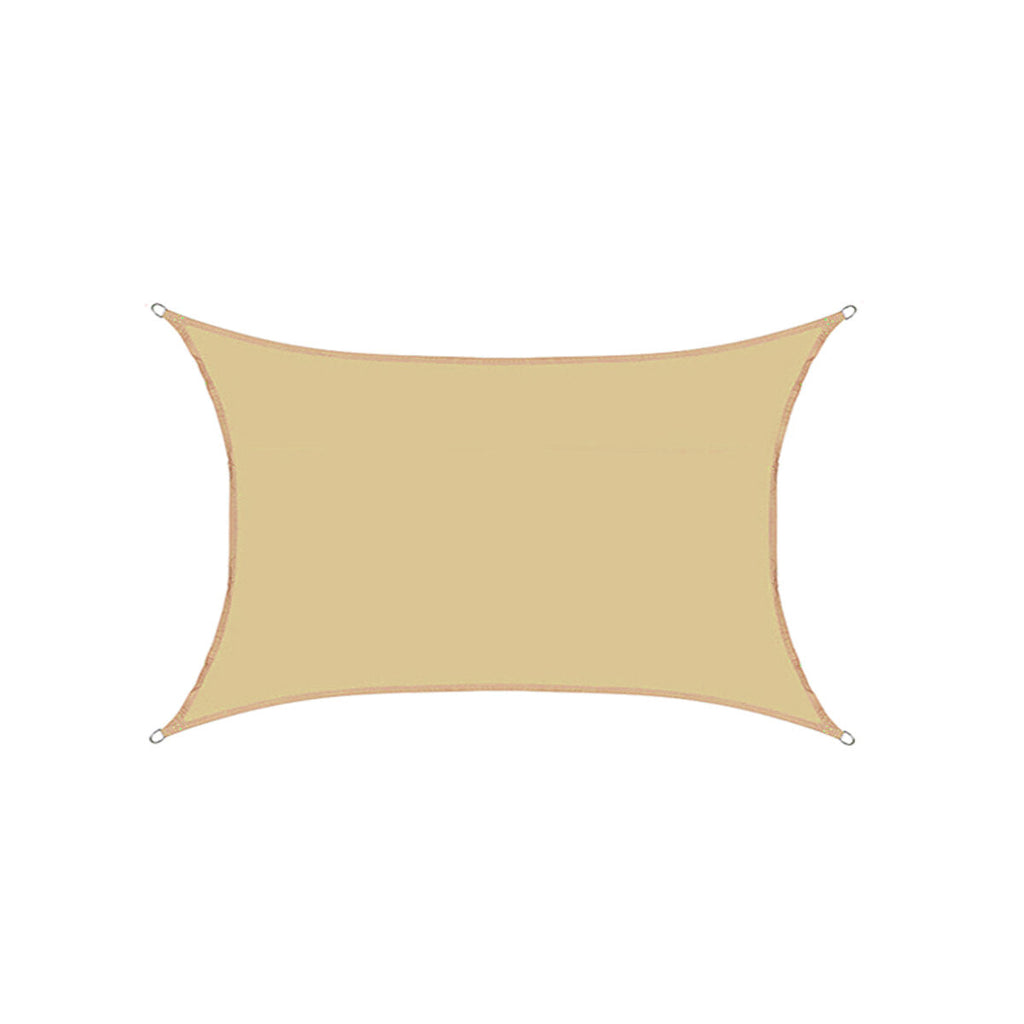 4 x 6m Instahut Sun Shade Sail Cloth Shadecloth Awning Canopy Rectangle Square UV Protection Waterproof