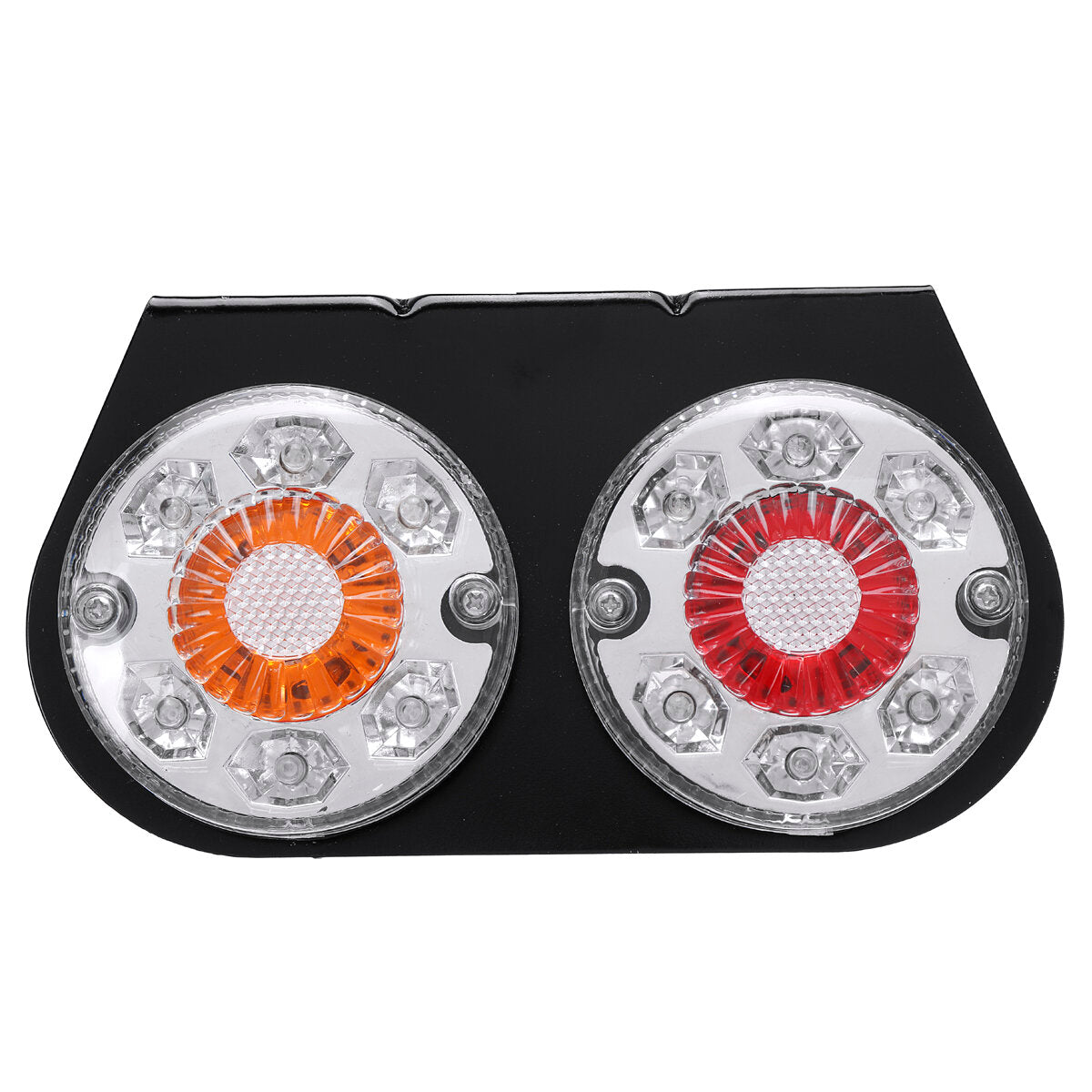 4V LED Indicator Stop Rear Tail Lights Iron Bracket For Boat/Cars/Trucks/Trailers