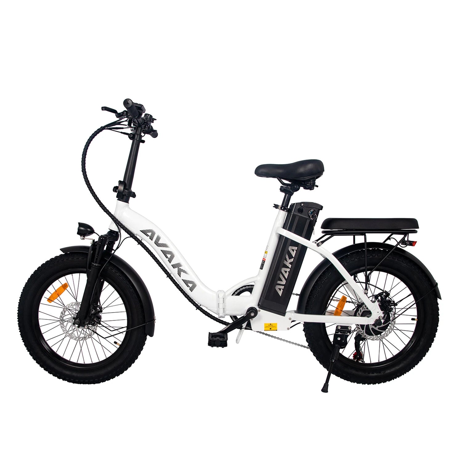 18.2Ah 48V 500W Recommended Top Speed 25KM/H Electric Bicycle Max Speed 32Km/h 20*3.0 Fat Tire 70-80km Mileage Range Max Load 120kg