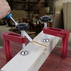 Aluminum Dog Hole Clamps for Woodworking - Precision, Durable, Easy Setup, Versatile for DIY Projects, 3/4" & 0.79" Sizes