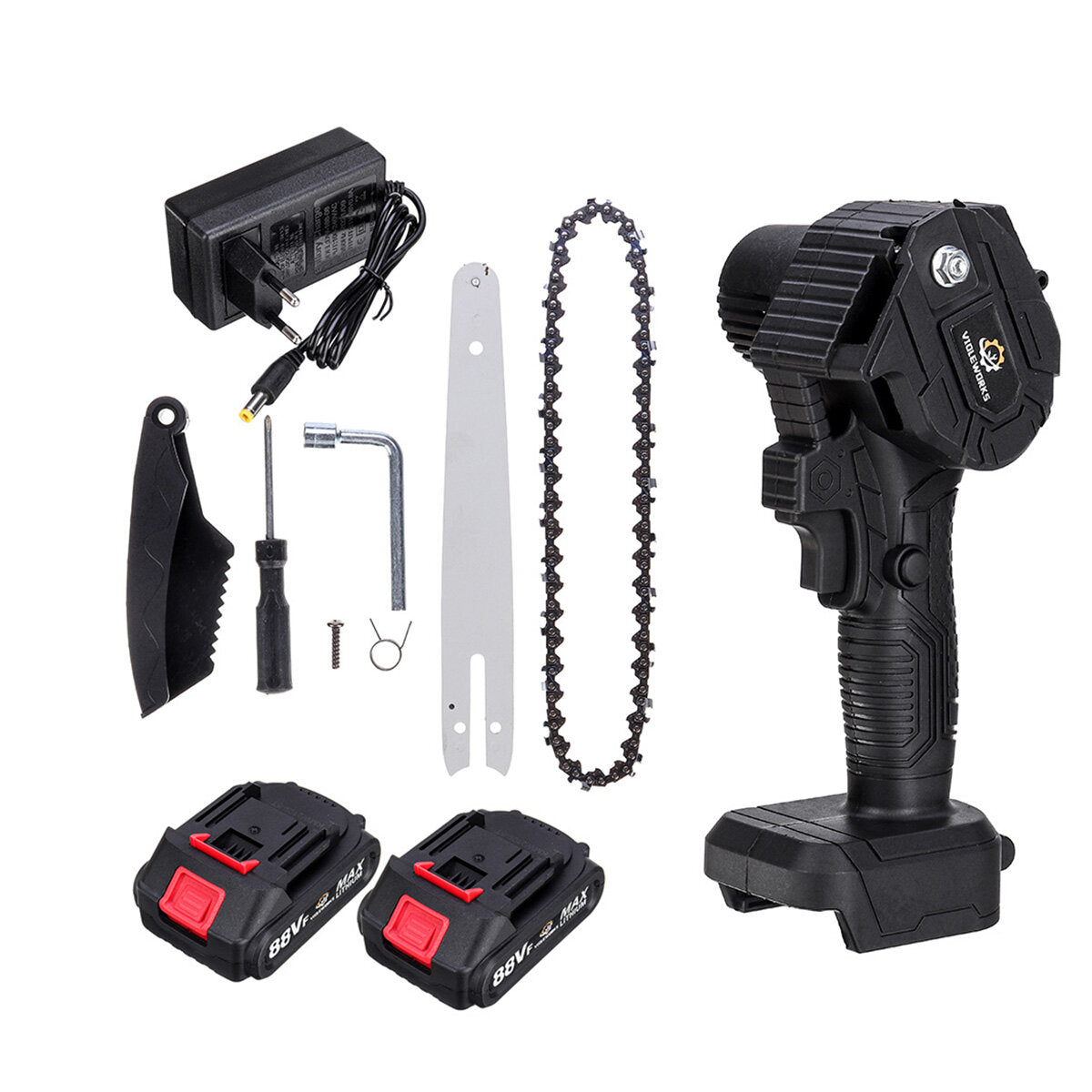 8 Inch Brushless Electric Saw 3000W Rechargeable Woodworking Power Tools