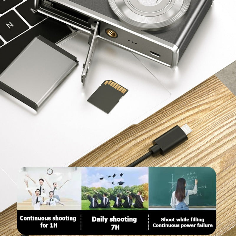 4K Optical Zoom CCD Digital Camera 64 Million Pixels Dual IPS High-definition Screens Photography Camera