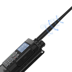 250 Channels 8W Walkie Talkie VHF UHF Portable Radio 2600mAh Battery Two Way Radio Big Screen FM Ham 136-174 400-480Mhz Instant Messaging