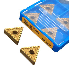 10pcs TNMG160408 CQ CA5525 Carbide Insert Lathe Cutter Tools External Turning Tool Solid Carbide Insert