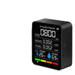 5-In-1 Bluetooth-Connected Carbon Dioxide Tester for Detecting TVOC Formaldehyde Concentrated Air Quality Temperature Humidity CO