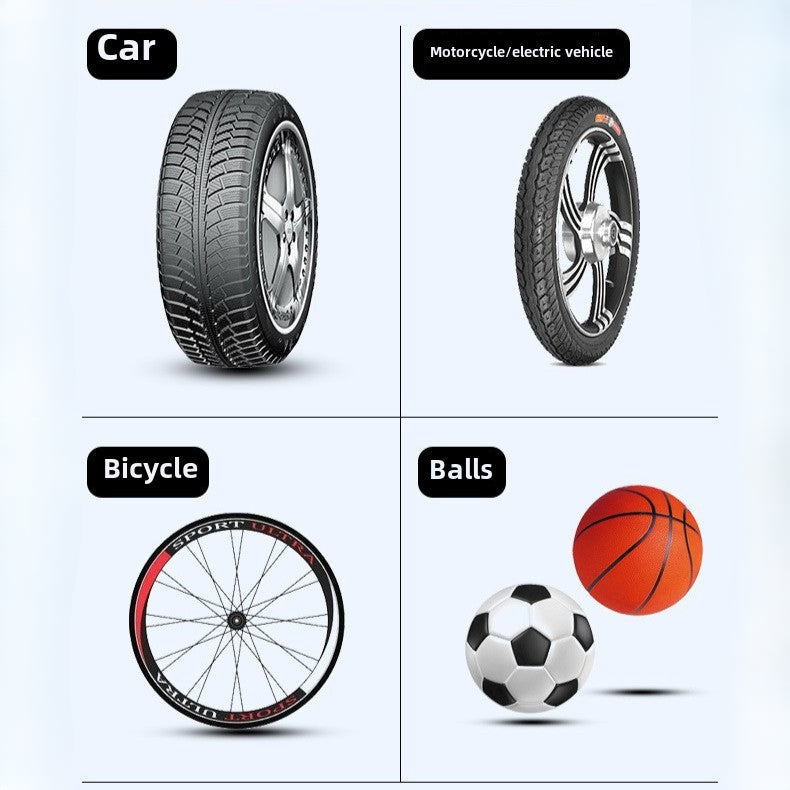 150PSI Rechargeable Air Pump Tire Inflator Cordless Portable Compressor Digital Car Tyre Pump For Bicycle Tires Balls