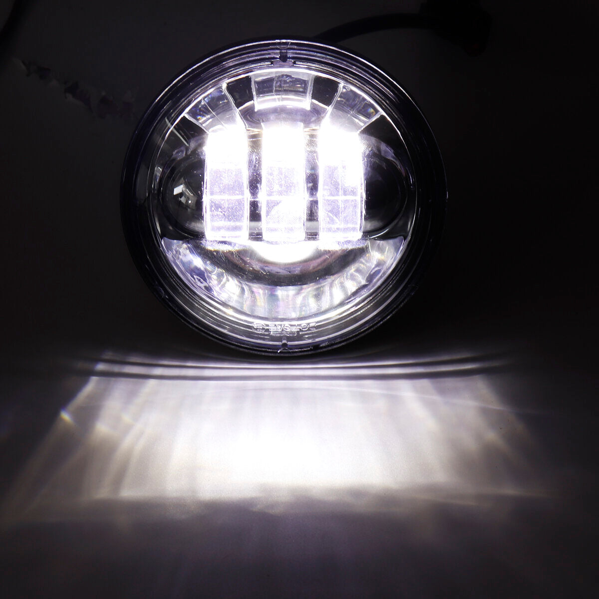 7 inch LED Projector Headlight with 4.5 inch Auxiliary Passing Lights For Harley Touring Chrome