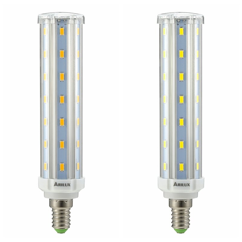 E27 E14 B22 15W 5730 Super Bright No Strobe LED Corn T10 Tubular Bulb Replacement AC85-265V