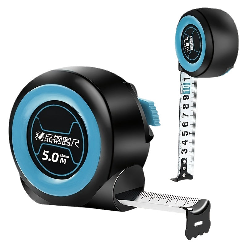 Steel Tape Measure Thickened Self-Locking Rubber for Woodworking Tool Ruler