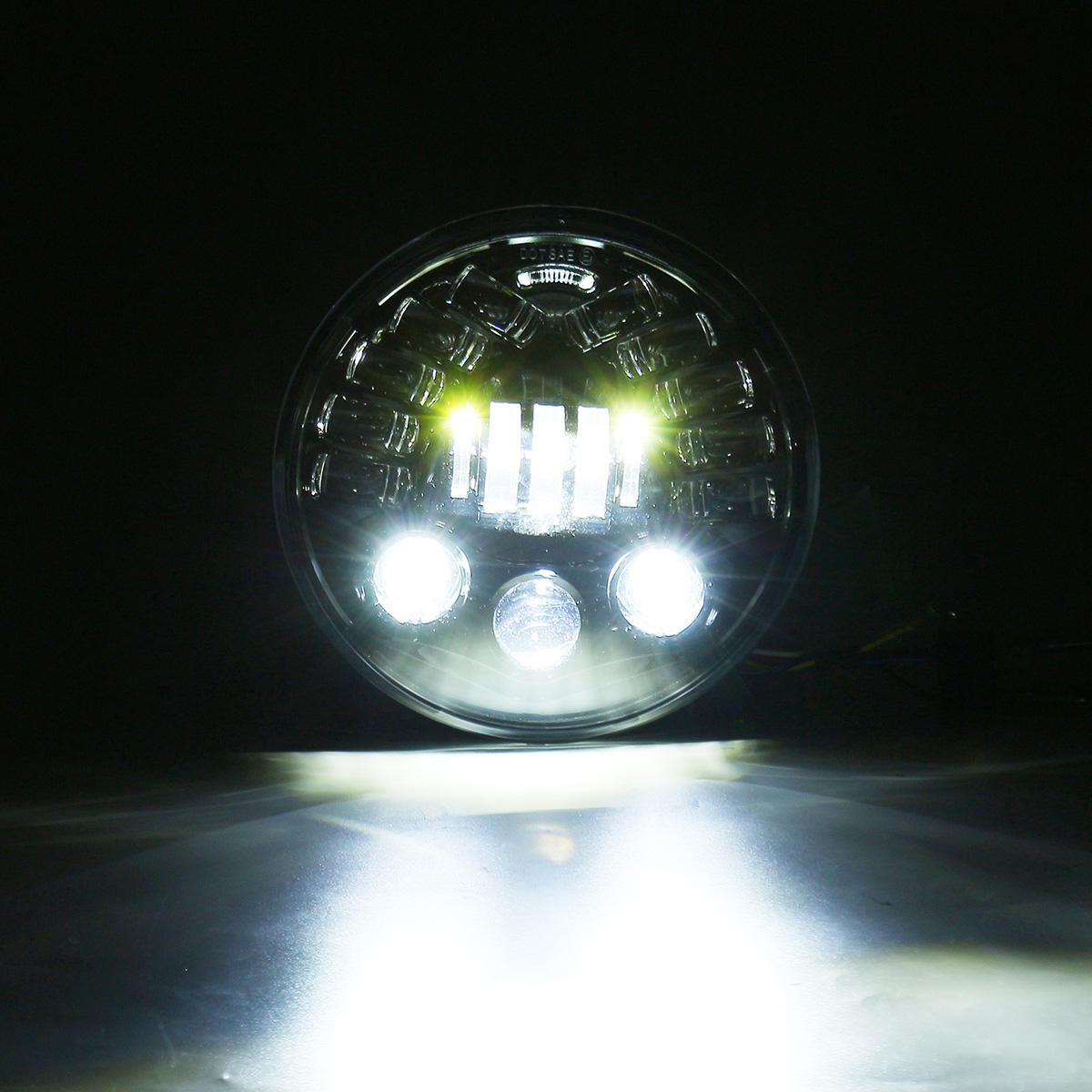 7 Inch Projector LED Headlights Hi/Lo Beam DRL Turn Signal Light Round