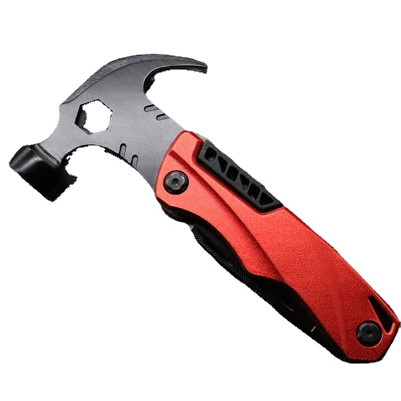 Multi Outdoor Camping Tools Adjustable Wrench/Car Multi-function Lifesaving Hammer Mini Pockets Multifunctional Tool