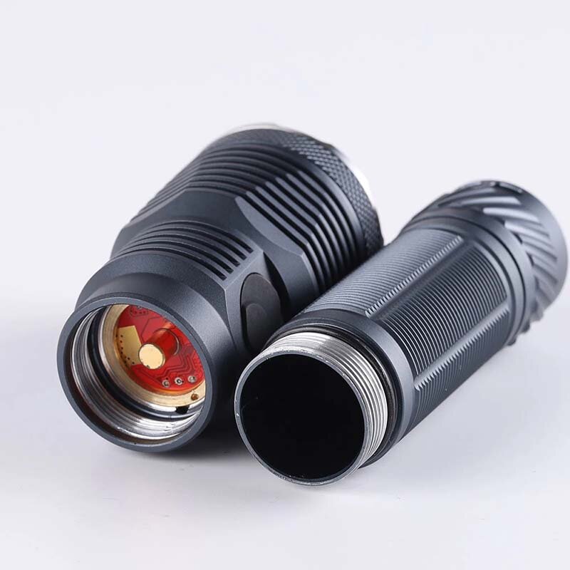 Powerful 21700 Flashlight Type-c Charging Port Aluminum Alloy Long Range Strong LED Torch Spotlight
