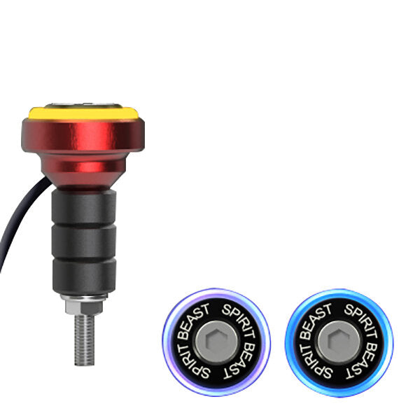 12V 6mm LED Angel Eye Screw Acrylic Light For Motorcycle