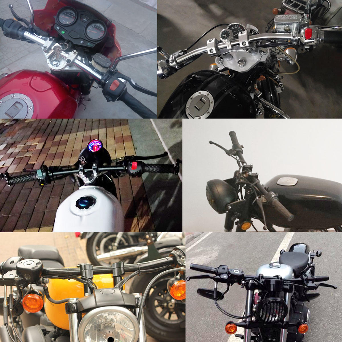 7/8inch 22mm Motorcycle Drag Straight Handlebar For Suzuki/Honda CG125 GN125 JH70