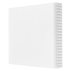 24W Square Ceiling Lamp Wave Pattern 4000K Warm White 40LED AC160~265V IP54