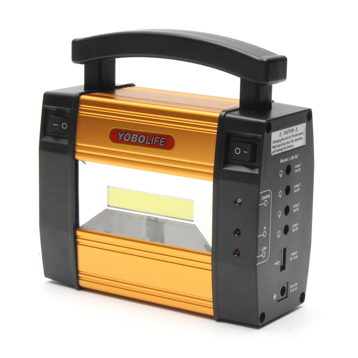 110- 240V Solar Power Panel Generator Solar Powered System 3 LED Lamps Generator
