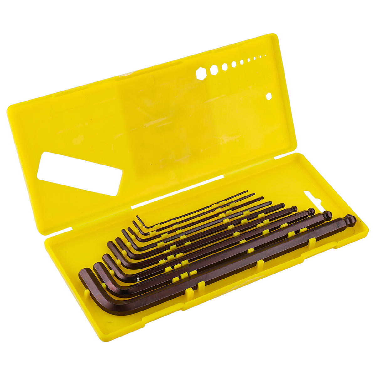 9PCS S2 Alloy Steel Ball Head L Shape Torx Allen Wrench Set 1.5mm to 10mm Repair Tools