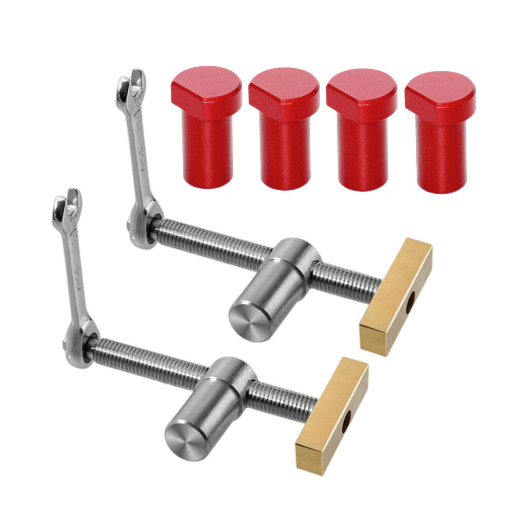 Sturdy Stainless Steel Woodworking Desktop Press, Adjustable 19mm/20mm, Lightweight, Durable, Easy to Use