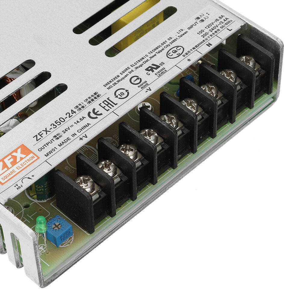 AC 220V to DC 24V 350W Switch Power Supply with Cooling Fan for LED/Monitor Equipment Short Circuit Protection