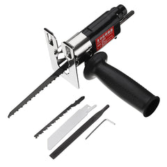 Multifunction Reciprocating Saw Attachment Change Electric Drill Jig Saw Metal File for Wood Metal Cutting