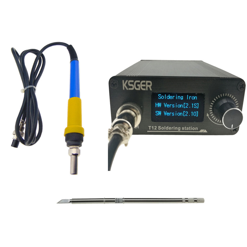 Digital Temperature Controller Soldering Station Electric Soldering Iron Tips T12-K + 907 Handle
