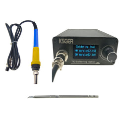 Digital Temperature Controller Soldering Station Electric Soldering Iron Tips T12-K + 907 Handle