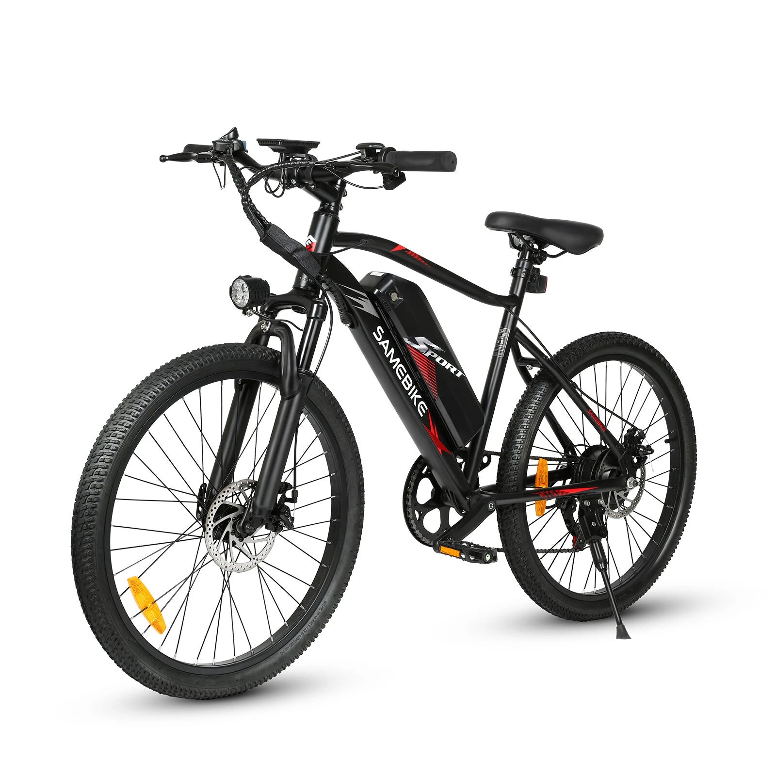 Electric Bicycle 36V 13Ah 350W Motor ecommended Top Speed 25KM/H 24 Inch Tires 90km Max Range 150kg Max Load 7 Speed Shiman0 Gear System
