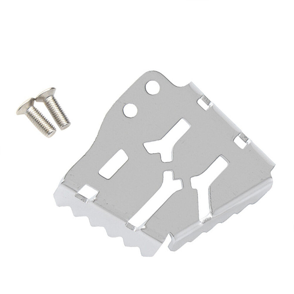 Modified Brake Lever Foot Plate Motorcycle Retrofitted With Brake Pedal