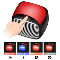 Mini Ceramic Electric Heater 800W 110V/220V - Silent Space Heater for Home & Office
