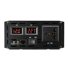 Dual Display 3000W Pure Sine Wave Inverter Car Household Power Inverter DC To AC Converter