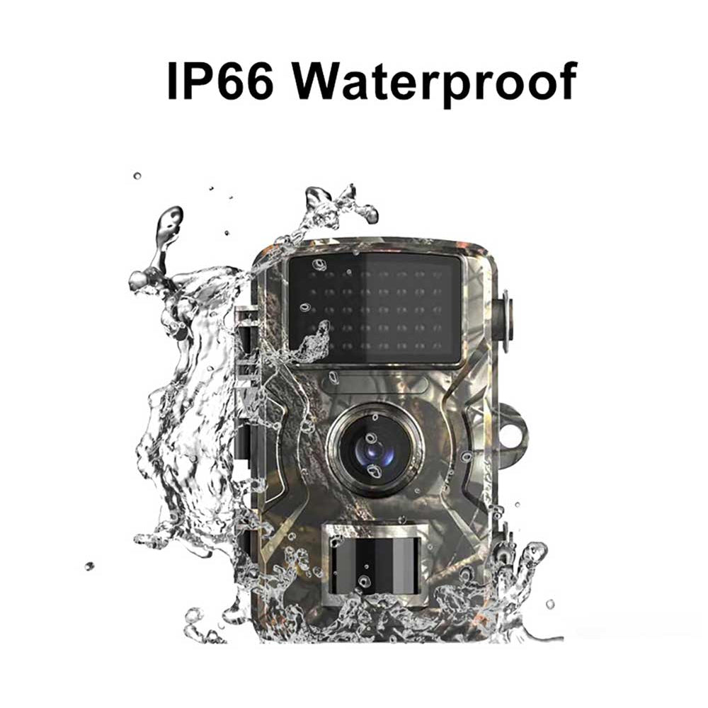 1080P Waterproof Outdoor Hunting Camera with Night Vision, Infrared Motion Sensor for Wildlife Monitoring