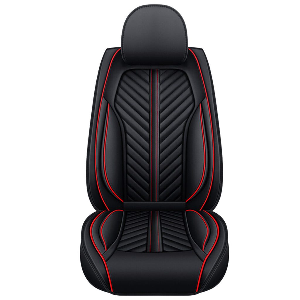 5D 5 Seats PU Leather Full set Car Seat Covers Universal Seat Cushion Pad Mad protector