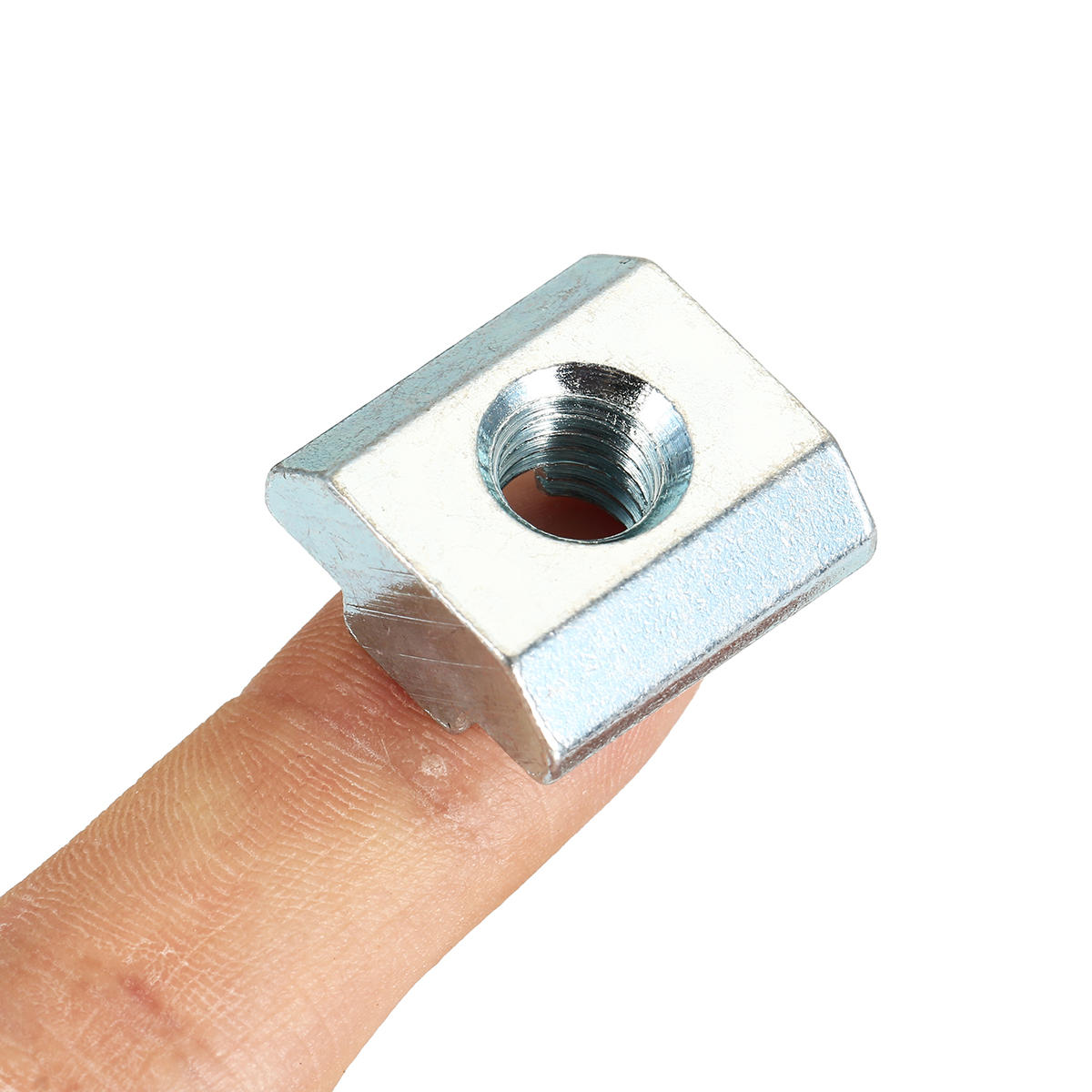 20pcs M8 Zinc Plate Coated T Sliding Nut for 4040 Series Alumunium Profiles