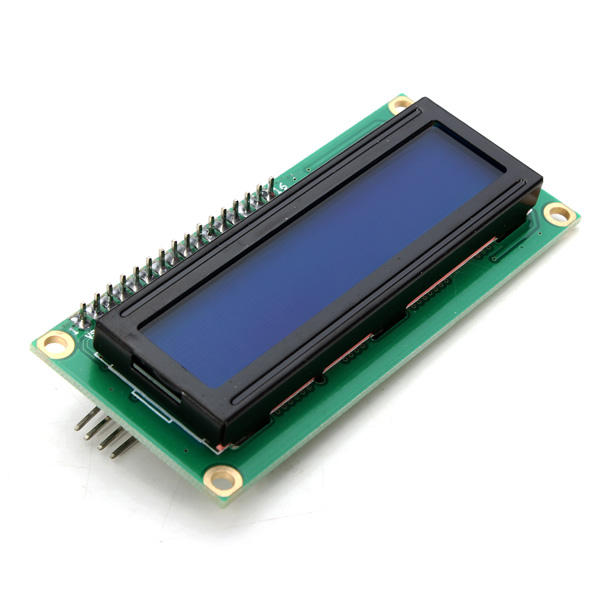 IIC / I2C 1602 Blue Backlight LCD Display Module With Shell Bracket