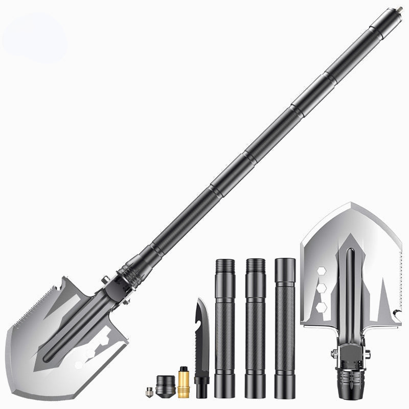 Military Tactical Multifunction Shovel Outdoor Nuggets Tools Camping Survival Folding Spade Tool Car Equipment Snow Shovel