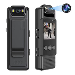 1080P Outdoor Action Camera with 1.3" LCD, Night Vision, WiFi, 128GB Card, Mini Wearable Video Recorder