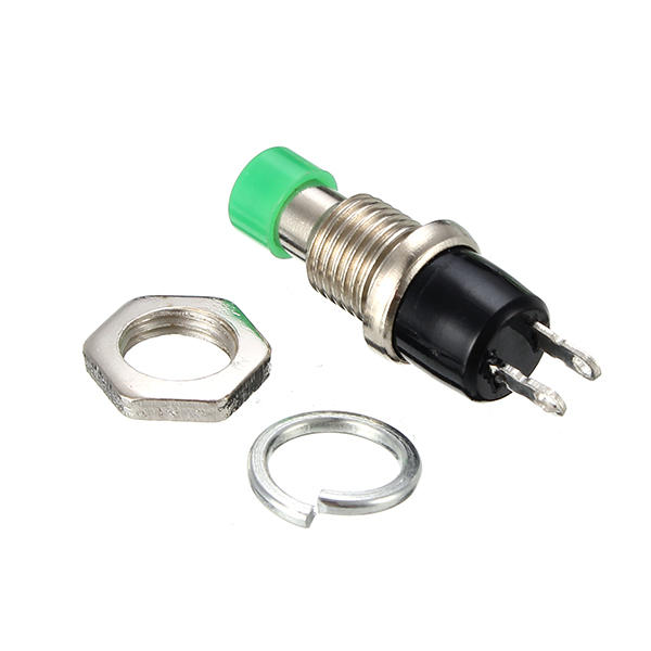 250V 1A 7mm Self-reset Switch NC Push Button Round 10pcs