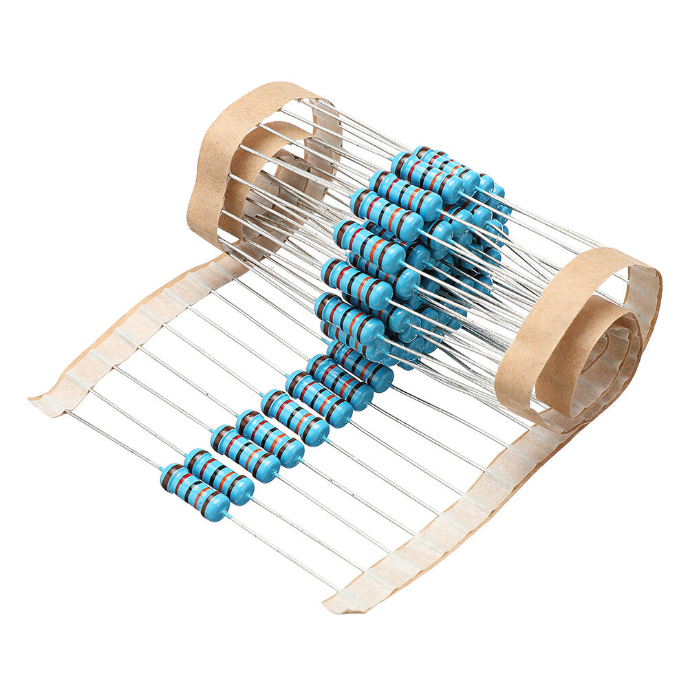 100pcs 1W 120KR Metal Film Resistor 1% 120K ohm Resistance